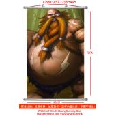 (45X72)BH495-英雄联盟塑杆布挂画