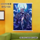 (60X90)BH2108-崩坏学园 游戏塑料杆挂画