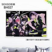 (90X60)BH027-青之驱魔师动漫白色塑料杆挂画