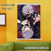 (60X90)BH1627-东京食尸鬼 动漫白色塑料杆挂画