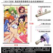 有现货(45×72CM)叛逆的鲁鲁修铝合金布挂画BH087