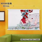 (90X60)BH166- 动漫我的英雄学院白色塑料杆挂画
