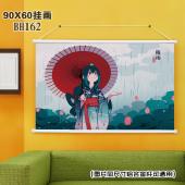 (90X60)BH162- 动漫我的英雄学院白色塑料杆挂画