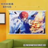 (90X60)BH109-我的英雄学院 动漫白色塑料杆挂画
