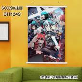(60X90)BH1249-我的英雄学院动漫白色塑料杆挂画