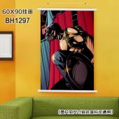 (60X90)BH1297绝地求生游戏白色塑料杆挂画