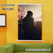 (60X90)BH1289绝地求生游戏白色塑料杆挂画