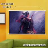 （90x60)BH376艾尔登法环 白色塑料杆挂画