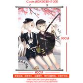 (60X90)BH1006-刀剑乱舞动漫塑杆布挂画