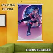 (60X90)BH1364-凹凸世界 动漫白色塑料杆挂画