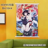 (60X90)BH1644-碧蓝航线 游戏白色塑料杆挂画