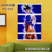 (60X90)BH1690-龙珠 动漫白色塑料杆挂画