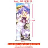 (50X150)BH139-纯白交响曲塑杆布挂画
