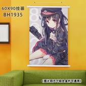 (60X90)BH1935-爱上火车 游戏白色塑料杆挂画