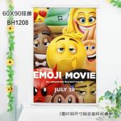 (60X90)BH1208-表情奇幻冒险影视白色塑料杆挂画