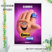 (60X90)BH1201-表情奇幻冒险影视白色塑料杆挂画