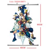 (60X90)BH074-王国之心塑杆布挂画(提前1天预定