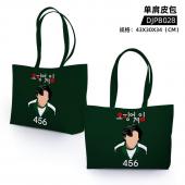 DJPB028-鱿鱼游戏 电影 单肩皮包