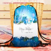 XFBBBD026-圣诞 帆布背包袋