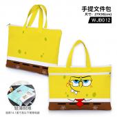 WJB012-海绵宝宝 动漫手提文件包