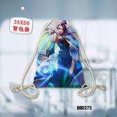 BBD273-王者荣耀动漫束口背包袋