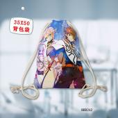BBD262-情热传说动漫束口背包袋