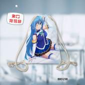 BBD238-为美好的世界献上祝福动漫束口背包袋