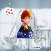 BBD233-排球少年动漫束口背包袋