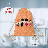 BBD232-排球少年动漫束口背包袋