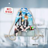 BBD231-排球少年动漫束口背包袋