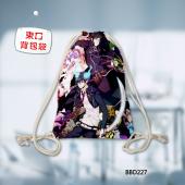 BBD227-青之驱魔师动漫束口背包袋