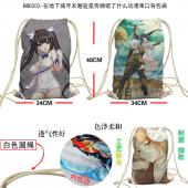BBD202-在地下城寻求邂逅是否搞错了什么动漫束口背包袋