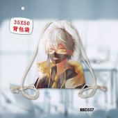 BBD337-刀剑乱舞动漫束口背包袋