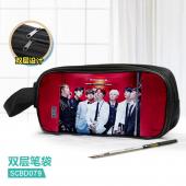 SCBD079-BTS 明星双层笔袋