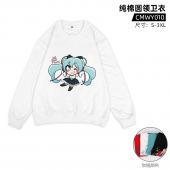 CMWY010 初音 动漫 纯棉长袖卫衣（直喷工艺）