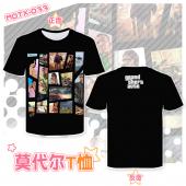 MDTX033-侠盗猎车手 游戏全彩莫代尔T恤