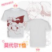 MDTX011-多罗罗 动漫全彩莫代尔T恤