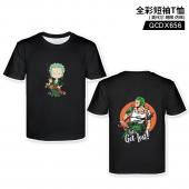 QCDX656 海贼王动漫 全彩T恤3XL