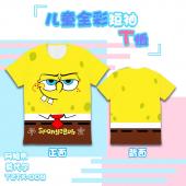 TZTX008-海绵宝宝 动漫童款网眼T恤