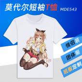MDE543-莱莎的炼金工房 游戏莫代尔短袖T恤