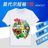 MDE527-动物森友会 游戏莫代尔短袖T恤