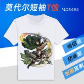 MDE495-进击的巨人 动漫莫代尔短袖T恤