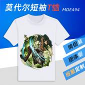 MDE494-进击的巨人 动漫莫代尔短袖T恤