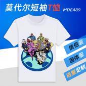 MDE489-jojo的奇妙冒险 动漫莫代尔短袖T恤