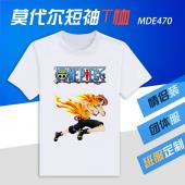 MDE470-海贼王动漫莫代尔短袖T恤