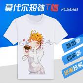 MDE586-约定的梦幻岛 动漫 莫代尔短袖T恤