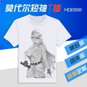 MDE569-工作细胞 动漫 莫代尔短袖T恤