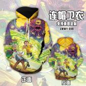 LMWY049-瑞克与莫蒂 动漫连帽卫衣