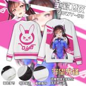 QCWY179-守望先锋dva游戏全彩加绒卫衣