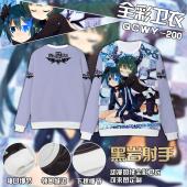 QCWY200-黑岩射手动漫全彩加绒卫衣